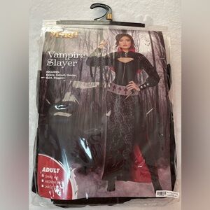 Spirit Vampire Slayer Costume - Black and Red